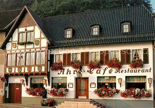 AK / Ansichtskarte  Blankenheim_Ahr Ahr Cafe Restaurant Blankenheim_Ahr