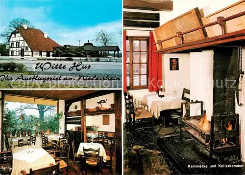 AK / Ansichtskarte 73846123 Bruckhausen_Huenxe Cafe Restaurant Witte Hus Tenne Kaminecke Kellerkammer Bruckhausen Huenxe