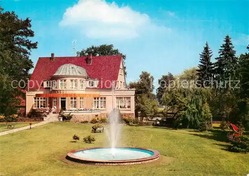 AK / Ansichtskarte  Tietlingen Hotel Cafe Restaurant Sanssouci Brunnen Tietlingen