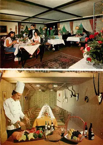 AK / Ansichtskarte  Bad_Krozingen Restaurant Cafe Quellenhof Gaststube Festtafel Bad_Krozingen