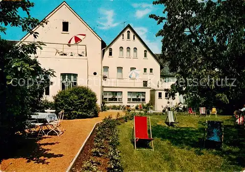 AK / Ansichtskarte 73846156 Sandebeck Hotel Pension Zum Teutoburger Wald Liegewiese Sandebeck