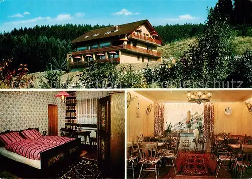 AK / Ansichtskarte  Bad_Grund Haus am Suedhang Komfort Pension garni Gaststube Zimmer Bad_Grund