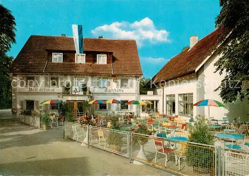 AK / Ansichtskarte  Buxheim_Memmingen Weiherhaus Gaststaette Buxheim Memmingen