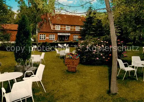 AK / Ansichtskarte  Faehrhof_Rotenburg_Wuemme Gasthaus zum Faehrhof Parkterrasse Faehrhof_Rotenburg_Wuemme