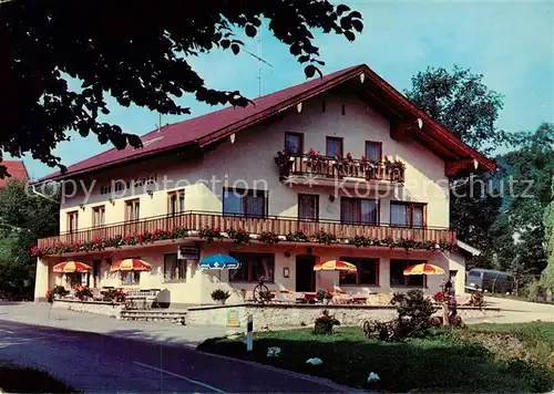 AK / Ansichtskarte 73846227 Sur_Oberbayern Rathaus Pension Surtal Sur_Oberbayern