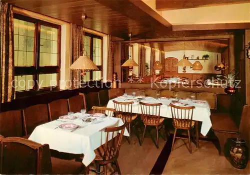 AK / Ansichtskarte  Schwenningen__Neckar_Villingen-Schwenningen Hotel Schloessle Gaststube 