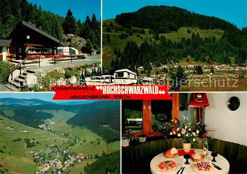 AK / Ansichtskarte  Muggenbrunn Camping Hochschwarzwald Panorama Gaststube  Muggenbrunn