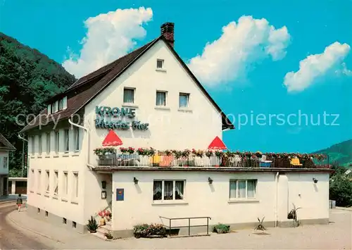 AK / Ansichtskarte  Glottertal_Schwarzwald Gasthof Pension Krone 