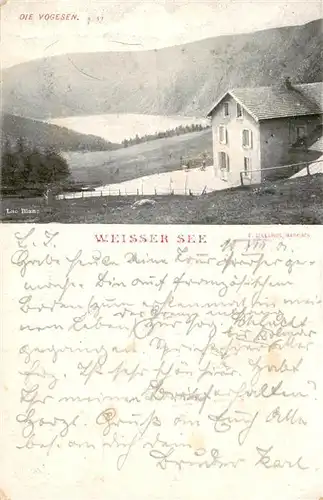 AK / Ansichtskarte  Vogesen_Vosges_Region Weisser See Vogesen_Vosges_Region