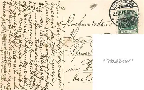 AK / Ansichtskarte  Strassburg__Strasbourg_67_Bas-Rhin Bahnhof 