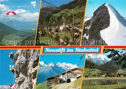 AK / Ansichtskarte Sessellift_Chairlift_Telesiege Neustift im Stubaital  