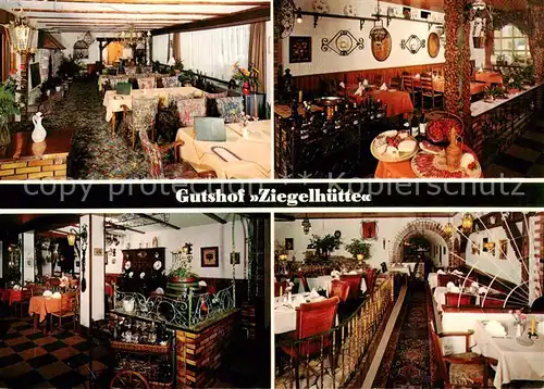 AK / Ansichtskarte Edenkoben Cafe Restaurant Gutshof Ziegelhuette Gastraeume Edenkoben