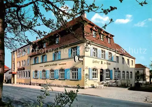 AK / Ansichtskarte Rothenburg__Tauber Gasthof zur Linde 