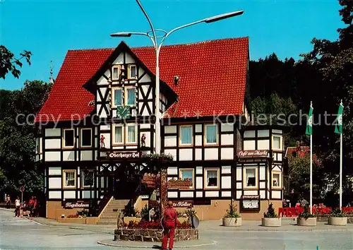 AK / Ansichtskarte Bad_Grund Oberharzer Hof Ratskeller Cafe am Markt Bad_Grund