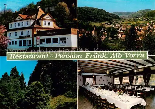 AK / Ansichtskarte Vorra_Oberfranken Restaurant Pension Fraenk Alb Vorra Oberfranken