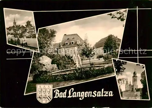 AK / Ansichtskarte Bad_Langensalza Bergkirche Schwefelbad Kirche Bad_Langensalza