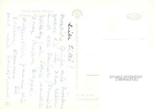 AK / Ansichtskarte Fuerstenwalde_Spree Ottomar Geschke Platz Fuerstenwalde_Spree