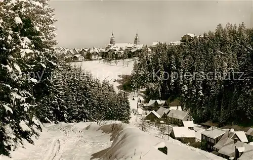 AK / Ansichtskarte Freudenstadt Winterpanorama Freudenstadt