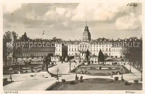 AK / Ansichtskarte Karlsruhe_Baden Schloss Landesmuseum Karlsruhe_Baden