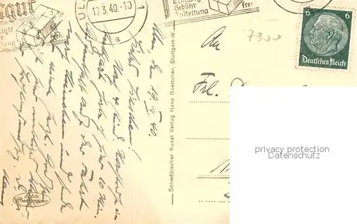 AK / Ansichtskarte Ulm__Donau Rathaus Marktplatz Muenster 