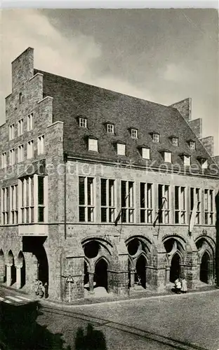 AK / Ansichtskarte Minden__Westfalen_Weser Rathaus 