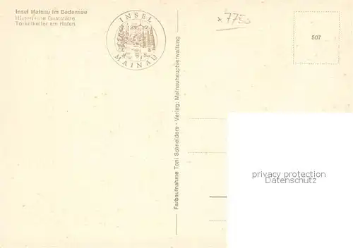 AK / Ansichtskarte  Insel_Mainau Gaststaette Torkeller am Hafen Insel Mainau