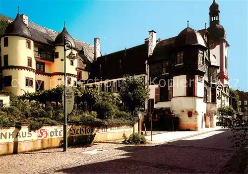 AK / Ansichtskarte 73846601 Zell_Mosel Stadt der Schwarzen Katz Weinhaus Hotel Schloss Restaurant Zell_Mosel