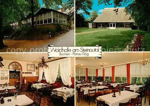 AK / Ansichtskarte  Poetrau Waldhalle am Steinautal Gastraeume Poetrau