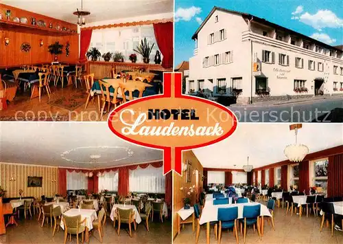 AK / Ansichtskarte  Bad_Bocklet Hotel Laudensack Gastraeume Bad_Bocklet