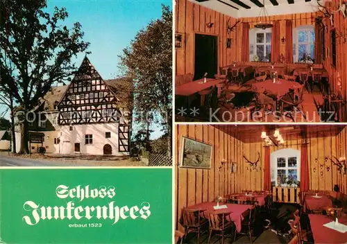 AK / Ansichtskarte 73846633 Junkernhees_Kreuztal Schloss Junkernhees Gastraeume 