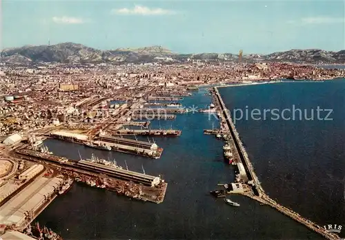AK / Ansichtskarte  Marseille_13 Vue aerienne du port Le cap Janet 