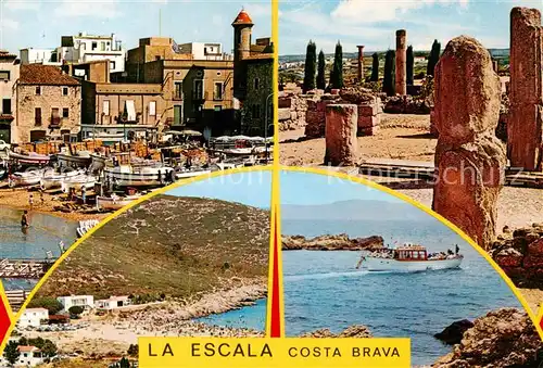 AK / Ansichtskarte  La_Escala_Costa_Brava_ES Ampurias Montgo 