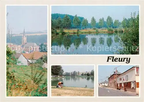AK / Ansichtskarte  Fleury_80_Somme Eglise Vue partielle 