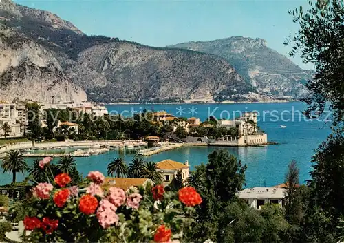AK / Ansichtskarte  Beaulieu_-sur-Mer_06_Alpes-Maritimes La baie des Fourmis la Villa Kerilos Au fond la Tete de Chien 