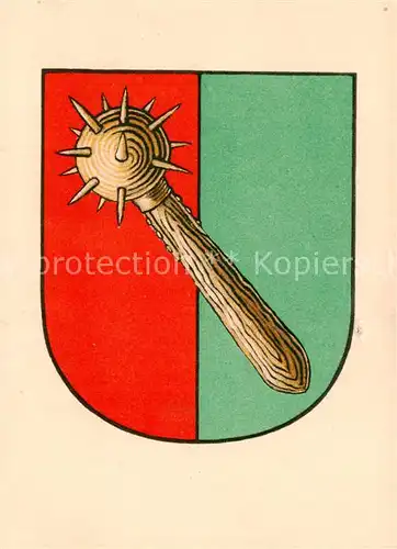 AK / Ansichtskarte  Kolmar_Colmar_Elsass Wappen der Stadt Kolmar 