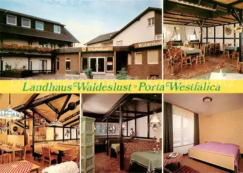 AK / Ansichtskarte 73846733 Porta_Westfalica Landhaus Waldeslust Gastraeume Zimmer Porta_Westfalica