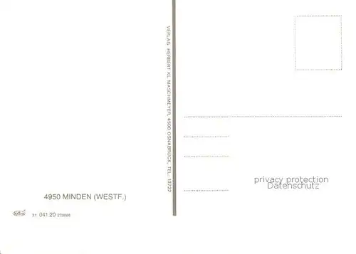 AK / Ansichtskarte  Minden__Westfalen_Weser Porta Westfalica Kaiser Wilhelm Denkmal Schachtschleuse Dom Mittellandkanal Markt  