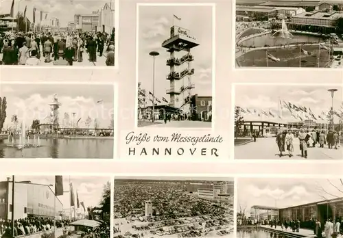 AK / Ansichtskarte 73846760 Hannover Messegelaende Teilansichten Hannover