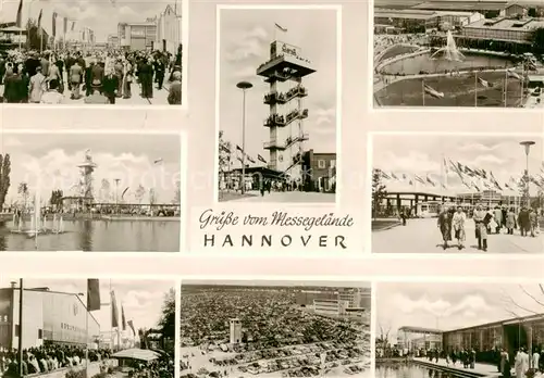 AK / Ansichtskarte  Hannover Messegelaende Teilansichten Hannover