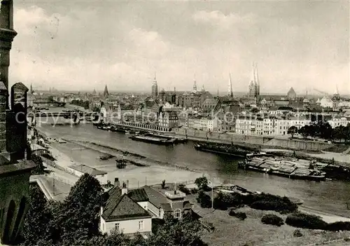 AK / Ansichtskarte  Bremen Panorama mit Weser Bremen