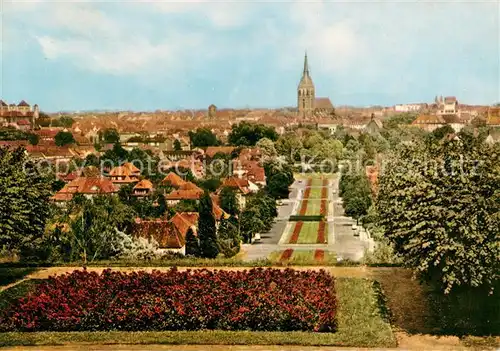 AK / Ansichtskarte Hildesheim Blick vom Berghoelzchen auf die Stadt Hildesheim