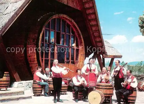 AK / Ansichtskarte Slantschev_Brjag Restaurant Batschwata Musikkapelle Slantschev_brjag