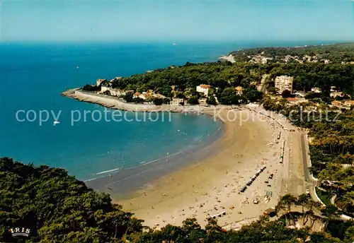 AK / Ansichtskarte  Nauzan_17_Charente-Maritime La plage vue du ciel 