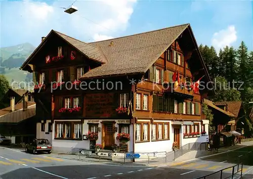 AK / Ansichtskarte  Gstaad_BE Posthotel Roessli 