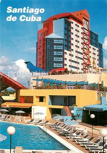 AK / Ansichtskarte Santiago_de_Cuba Hotel Santiago Swimming Pool Santiago_de_Cuba