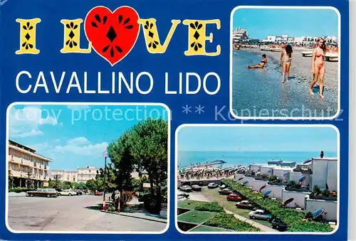 AK / Ansichtskarte Cavallino_Lido_Venezia_IT Ferienanlagen Bungalows Strand 