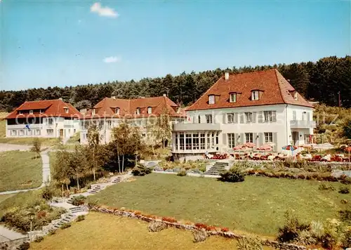 AK / Ansichtskarte Bad_Mergentheim Kurhotel und Cafe am Hexenkreuz Bad_Mergentheim