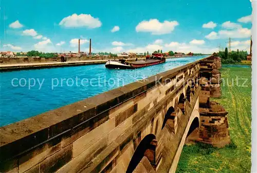 AK / Ansichtskarte Minden__Westfalen_Weser Mittellandkanal Bruecke ueber die Weser 