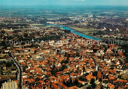 AK / Ansichtskarte Minden__Westfalen_Weser Altstadt zwischen Koenigswall und Weser 