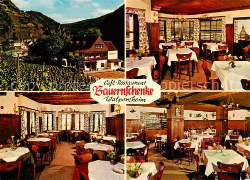 AK / Ansichtskarte Walporzheim Cafe Restaurant Bauernschenke Walporzheim